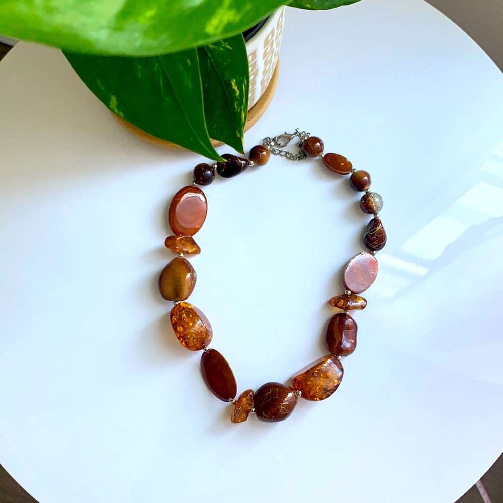 Brown Stones necklace